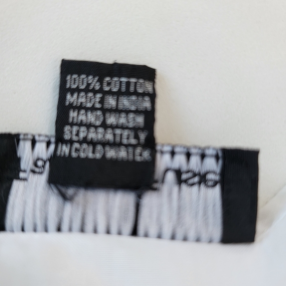 Fashion Fuse 100% Cotton Boho Peasant Blouse Size Large - Picture 6 of 9